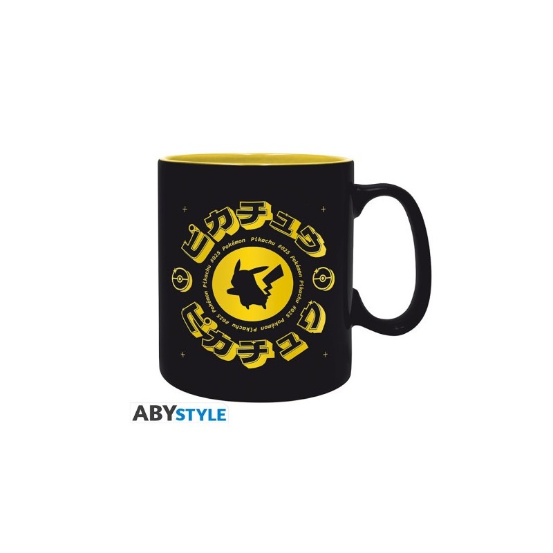 Mug Pikachu Noir et Jaune | Pokemon