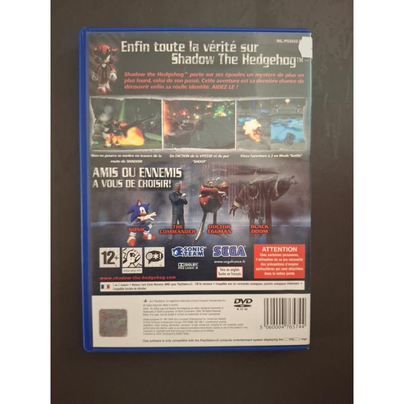Shadow the Hedgehog CIB | PlayStation 2