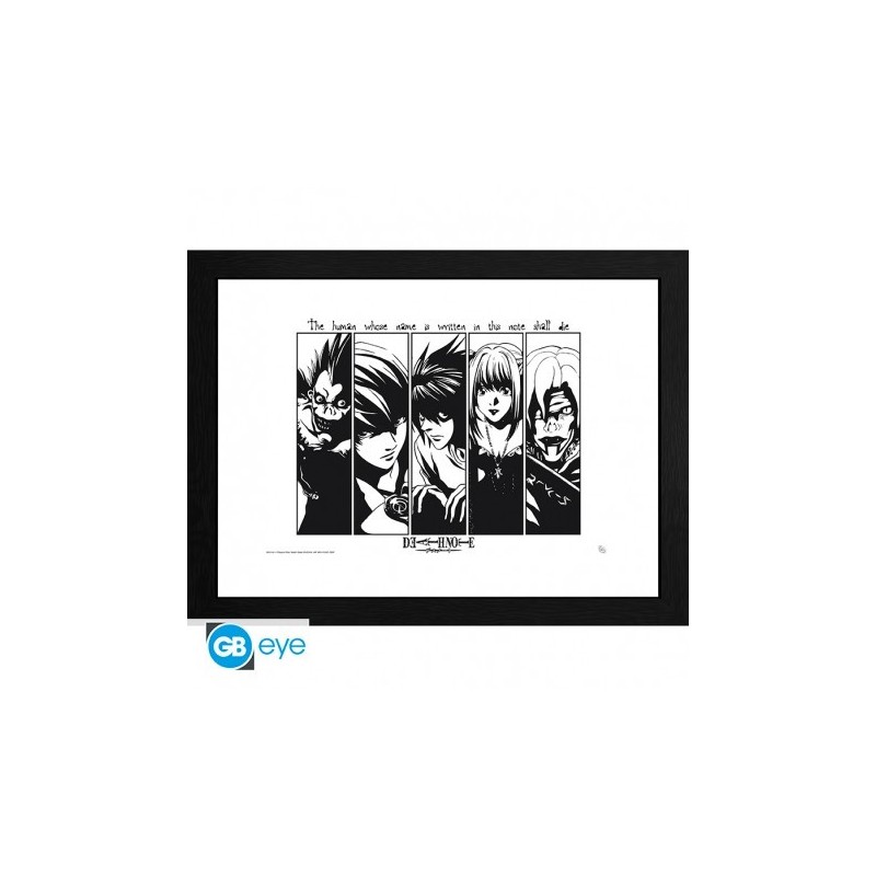 Tableau "Suspects" 30,5x40,6cm | Death Note