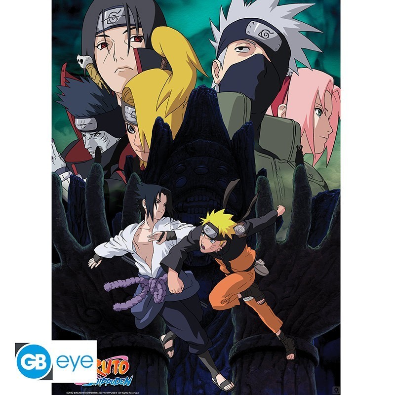 Set 2 Posters Naruto Shippuden 52x38cm | Naruto