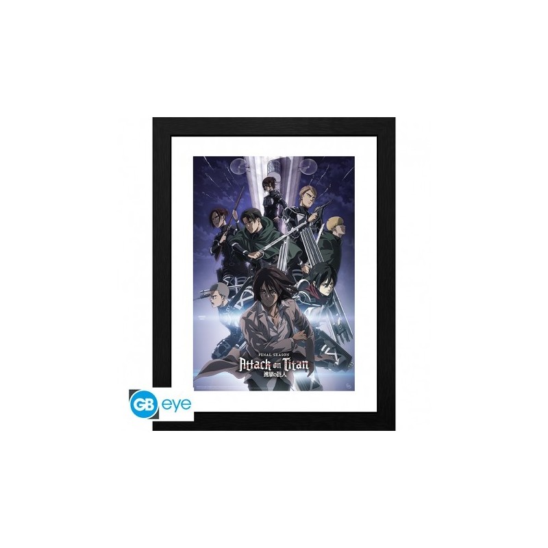 Tableau "S4 Key Art 2" 30,5x40,6cm | L'Attaque des Titans