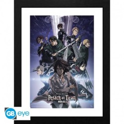 Tableau "S4 Key Art 2" 30,5x40,6cm | L'Attaque des Titans