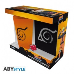 Coffret Cadeau Verre+Carnet+Pins | Naruto