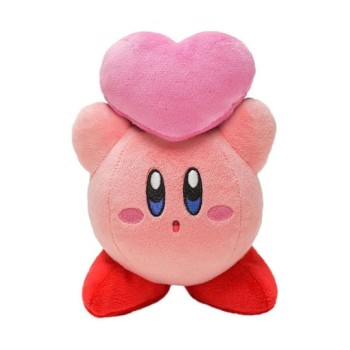 Peluche Kirby avec Coeur 17cm | Nintendo
