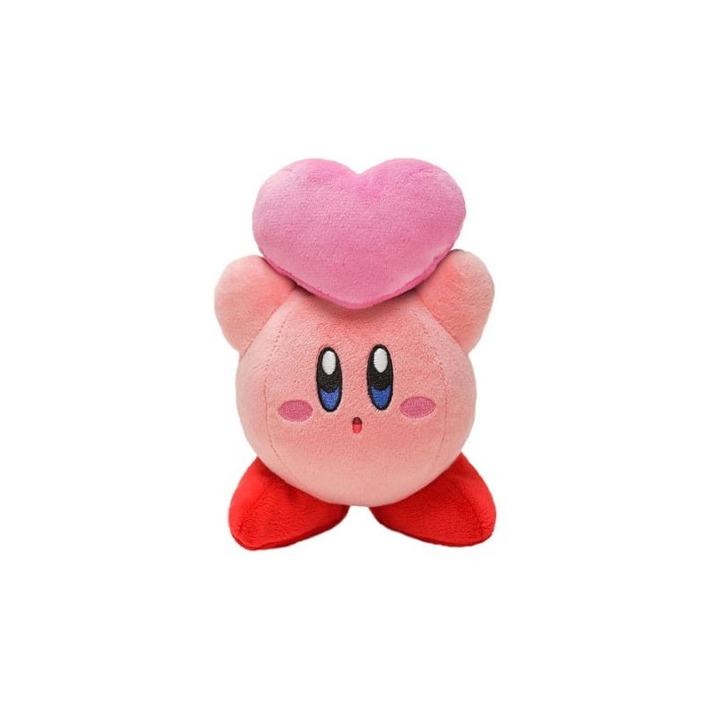 Peluche Kirby avec Coeur 17cm | Nintendo