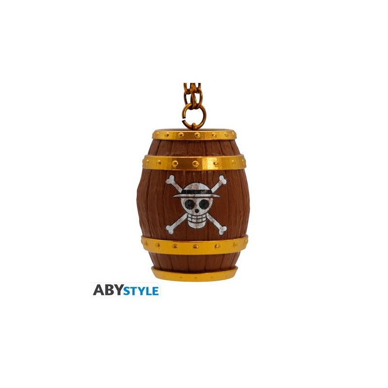 Porte-Clefs 3D Tonneau | One Piece