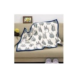 Couverture Silhouette Mon Voisin Totoro Gris 70x100 cm | Studio Ghibli