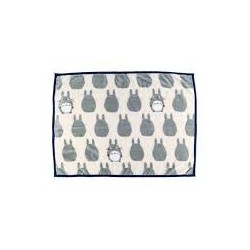 Couverture Silhouette Mon Voisin Totoro Gris 70x100 cm | Studio Ghibli