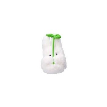 Peluche Mon Voisin Totoro Blanc avec feuille 17cm | Studio Ghibli