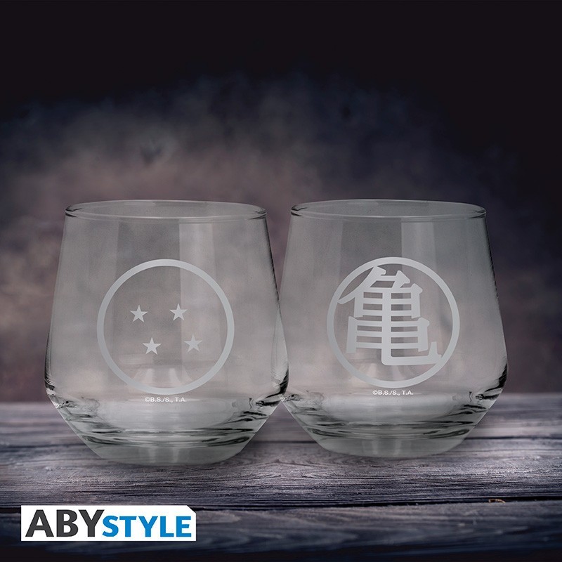 Set 2 Verres Kame & Boule de Cristal | Dragon Ball