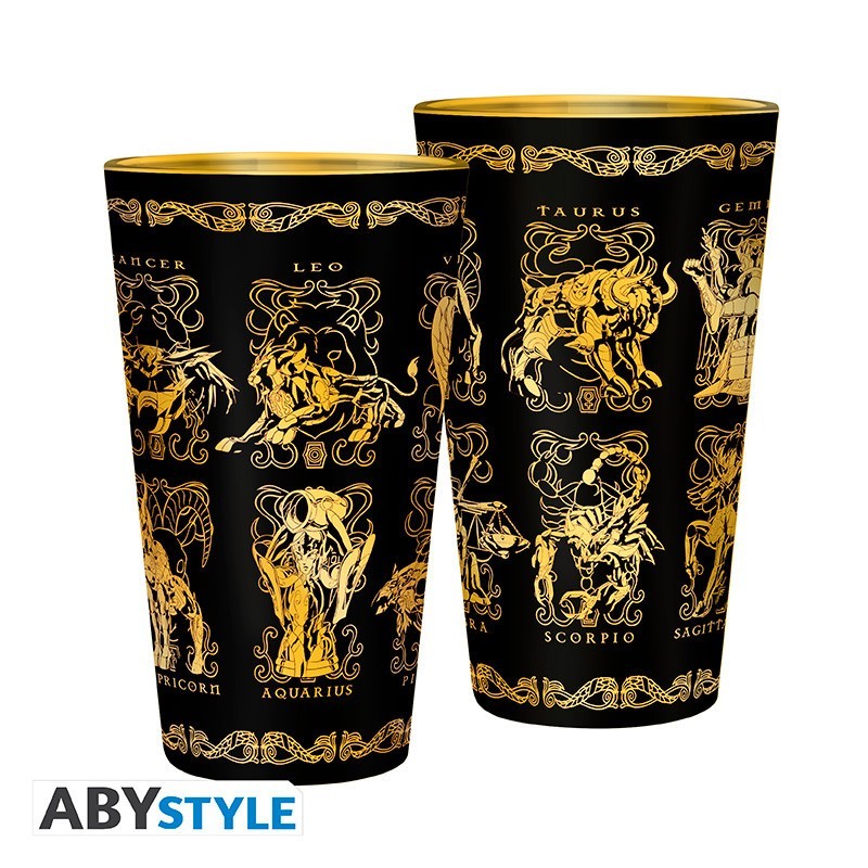 Verre 12 Armures d'Or 400ml | Saint Seiya/Chevaliers du Zodiaque