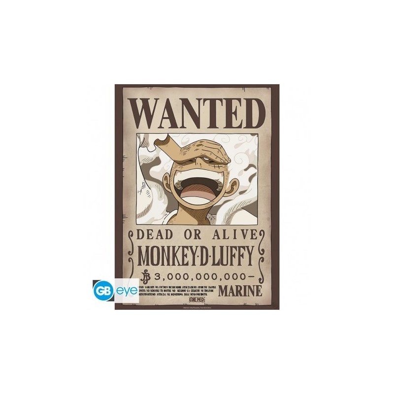 Set 2 Posters Wanted Luffy/Zoro 52x38cm | One Piece
