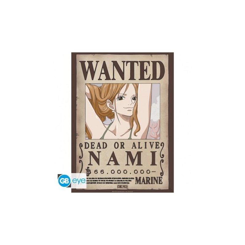 Set 2 Posters Wanted Nami/Robin 52x38cm | One Piece