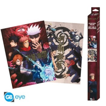 Set 2 Posters Groupe et Ecoles 52x38cm | Jujutsu Kaisen