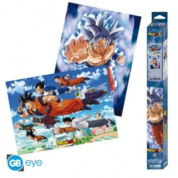 Set 2 Posters Dragon Ball Super 52x38cm | Dragon Ball