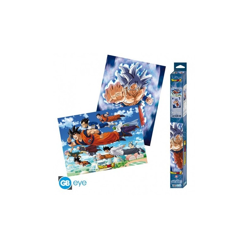 Set 2 Posters Dragon Ball Super 52x38cm | Dragon Ball