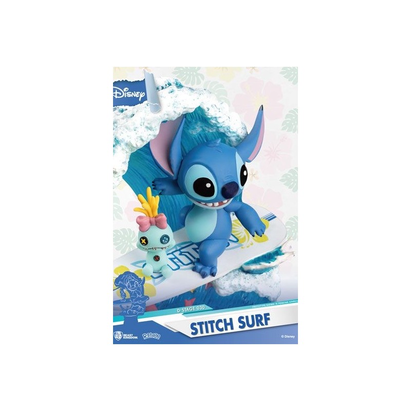 Figurine Stitch Surf D-Stage | Lilo & Stitch