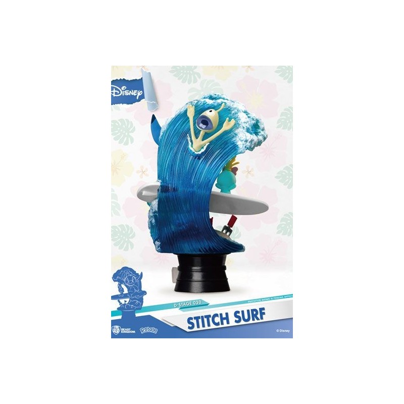 Figurine Stitch Surf D-Stage | Lilo & Stitch