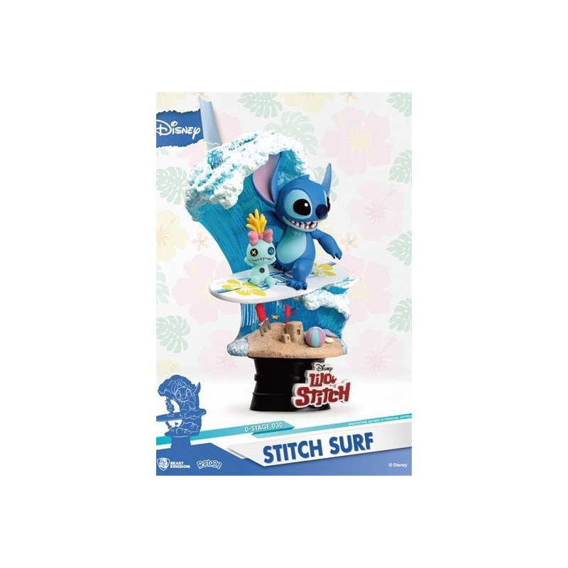 Figurine Stitch Surf D-Stage | Lilo & Stitch