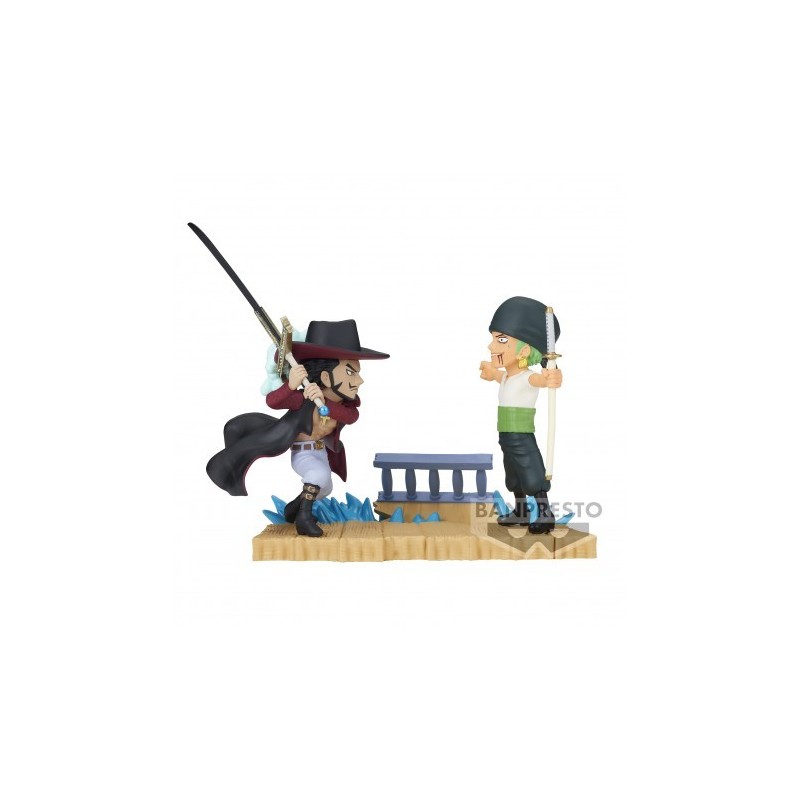 Figurine Zoro vs Mihawk "WCF Log Stories" | One Piece