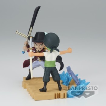 Figurine Zoro vs Mihawk "WCF Log Stories" | One Piece