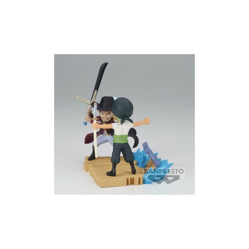 Figurine Zoro vs Mihawk "WCF Log Stories" | One Piece