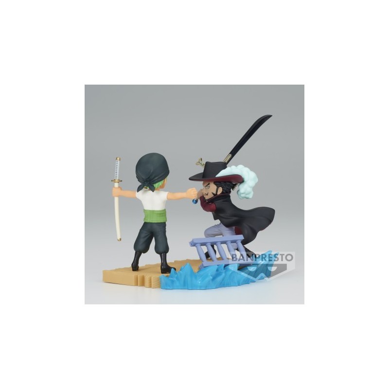 Figurine Zoro vs Mihawk "WCF Log Stories" | One Piece