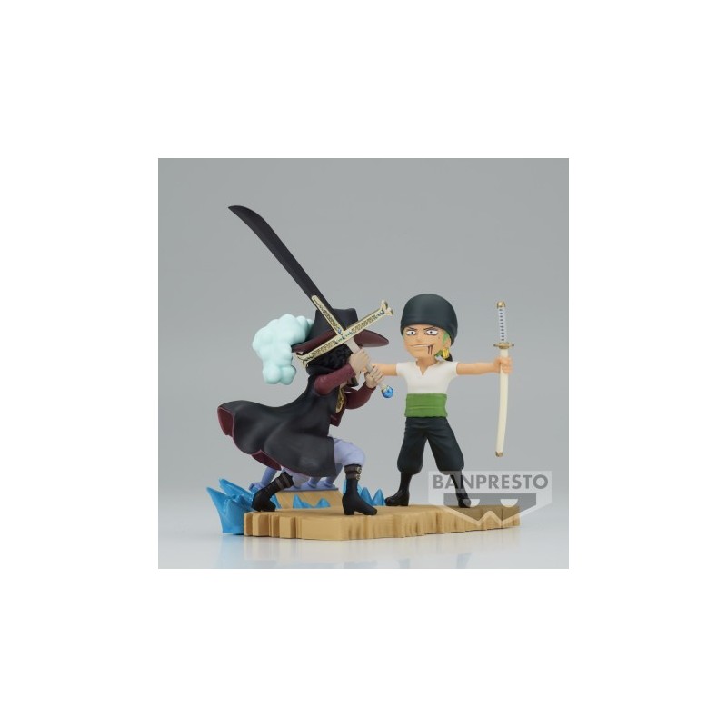 Figurine Zoro vs Mihawk "WCF Log Stories" | One Piece