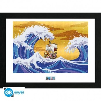 Tableau "Thousand Sunny Hokusai" 30,5x40,6cm | One Piece