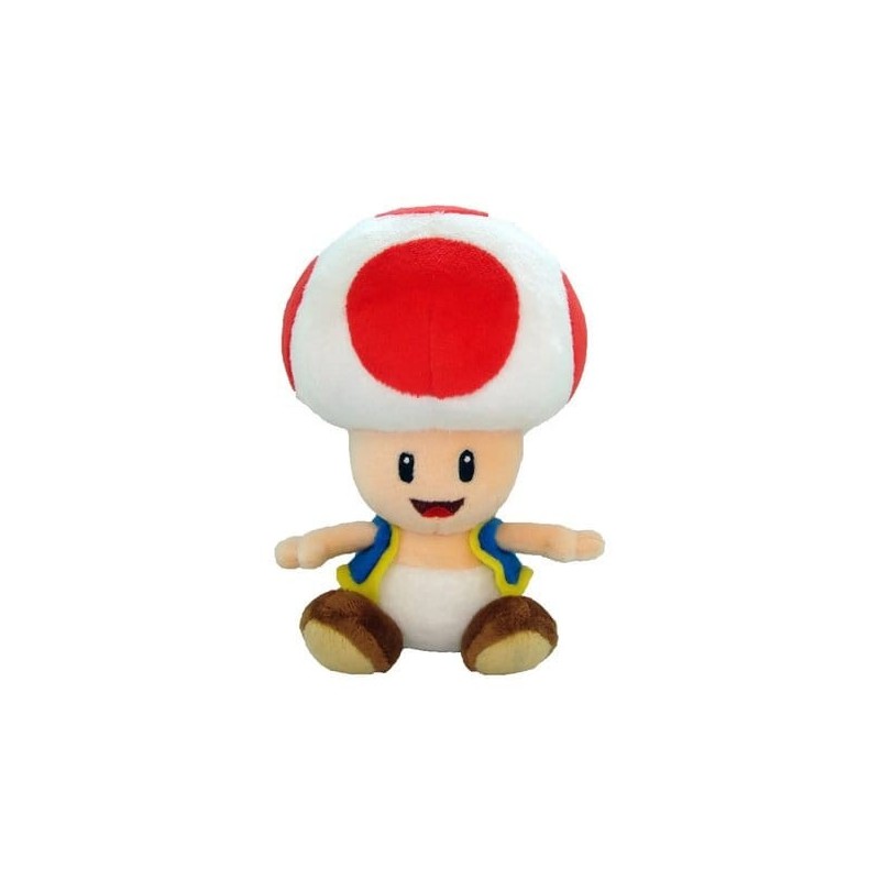 Peluche Toad 17cm | Super Mario Bros