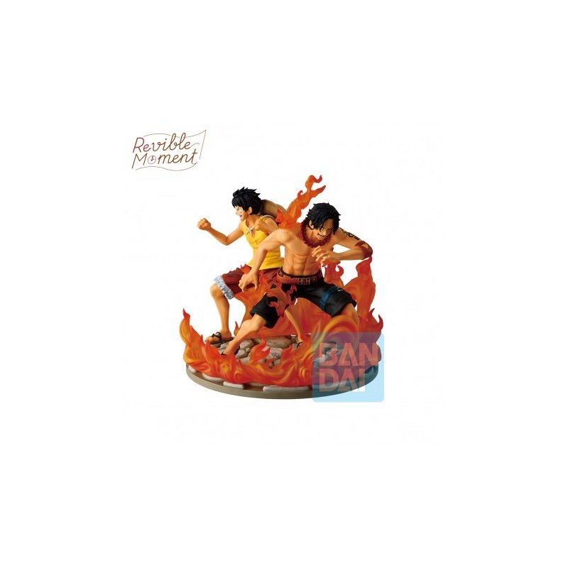 Figurine Luffy & Ace "Ichibansho Dramatic Memories" | One Piece