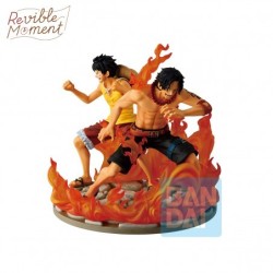 Figurine Luffy & Ace "Ichibansho Dramatic Memories" | One Piece