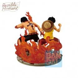 Figurine Luffy & Ace "Ichibansho Dramatic Memories" | One Piece