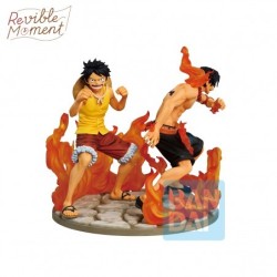 Figurine Luffy & Ace "Ichibansho Dramatic Memories" | One Piece