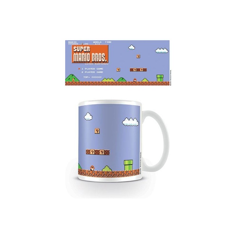Mug Super Mario "Retro Title" | Mario Bros