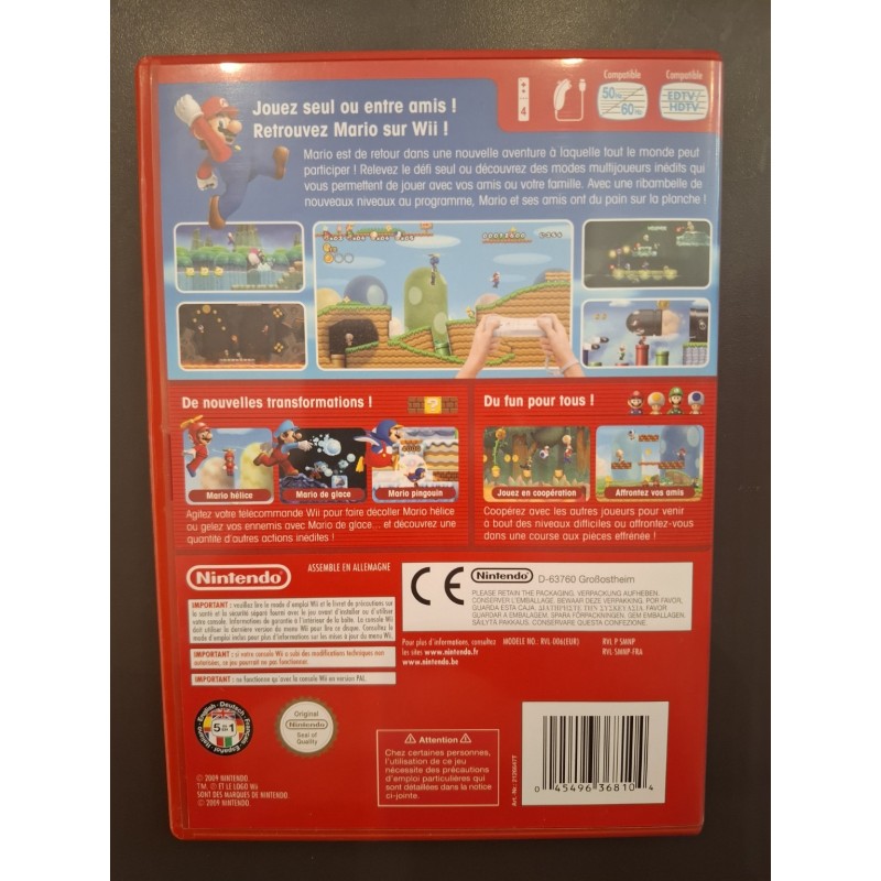 New Super Mario Bros Wii CIB | Wii