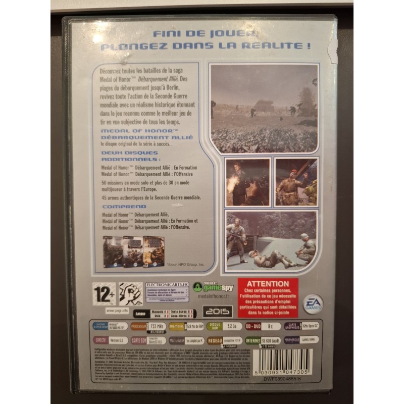 Medal of Honor: Débarquement Allié Edition Collector sans livret | PC